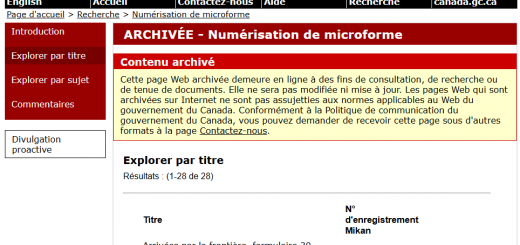 Archives Canada