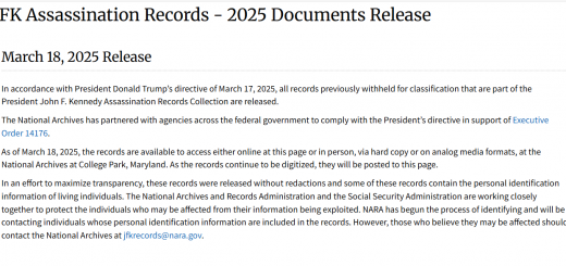 JFK Archives