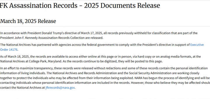 JFK Archives
