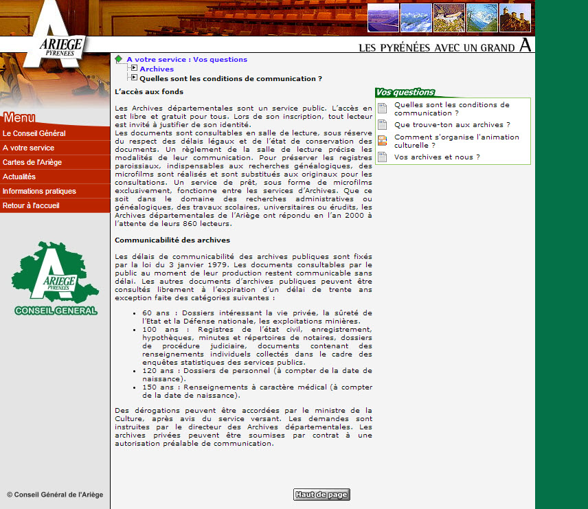 Archives Départementales De L Ariège En Ligne
