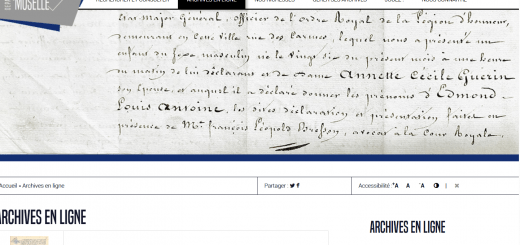 Archives Meurthe et Moselle