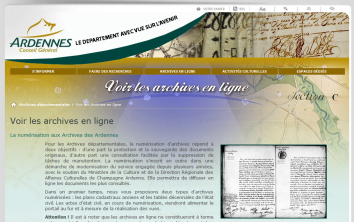 (08) les archives des Ardennes en ligne