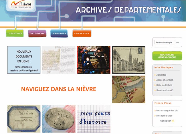 Archives Departementales De La Nievre En Ligne