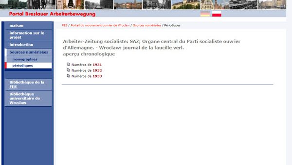 Archives presse Allemagne