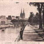 Quimper Les quais et allés de Locmaria