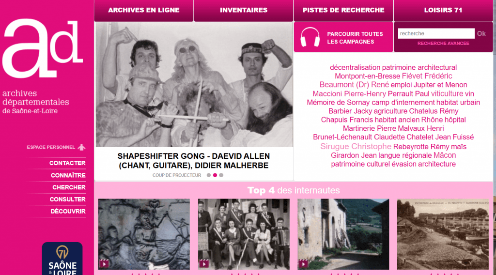 AD 71 archives sonores