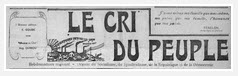 le cri du peuple