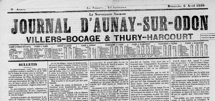 journal d'aunay sur odon