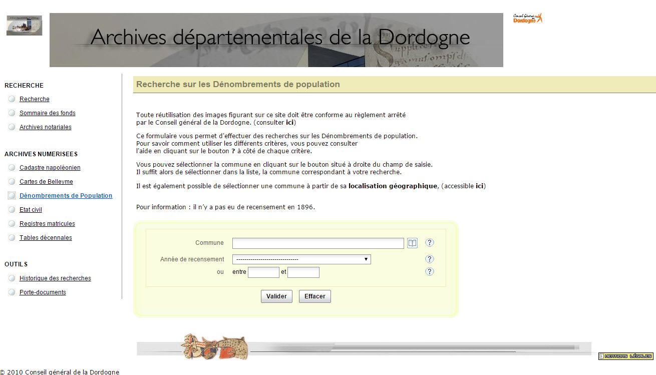 Archive Departementale De La Dordogne En Ligne