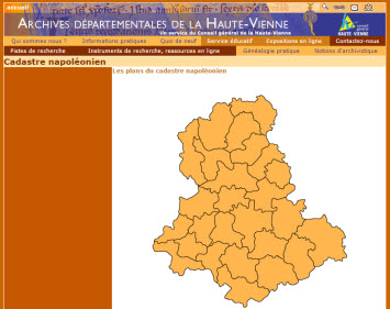 cadastre Haute Vienne