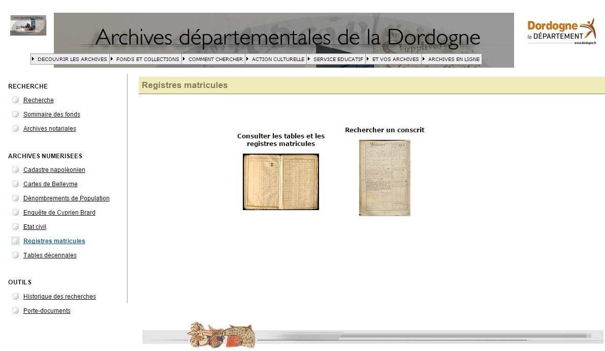 Archive Departementale De La Dordogne En Ligne