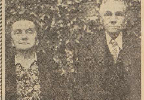 Charleville Noces de diamant Mr et Mme Paul Emile L'Ardennais 1 septembre 1954