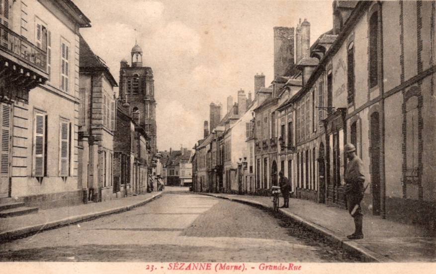 Sézanne Marne grande rue