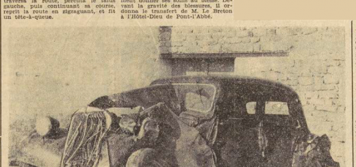 Le Guilvinec Le Breton Sébastien Le Télégramme de Brest 2 Septembre 1955