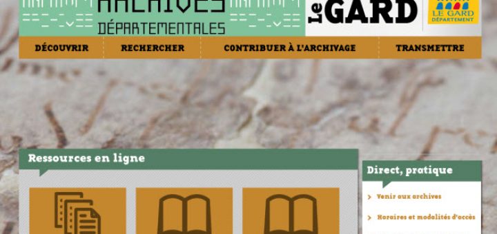 archives du gard