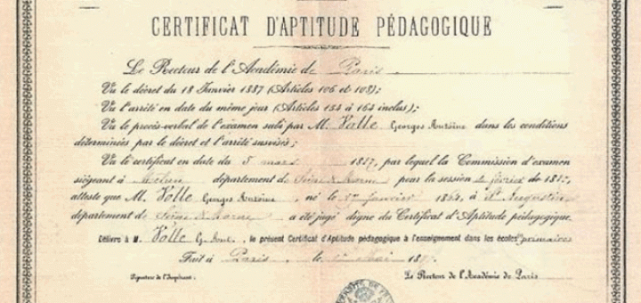 Certificat d'aptitude pédagogique