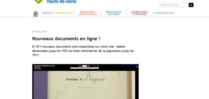 Archives Hauts de Seine