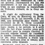 Briec cour d'appel de Rennes Le Gers Yves Le Petit Breton 1 novembre 1936