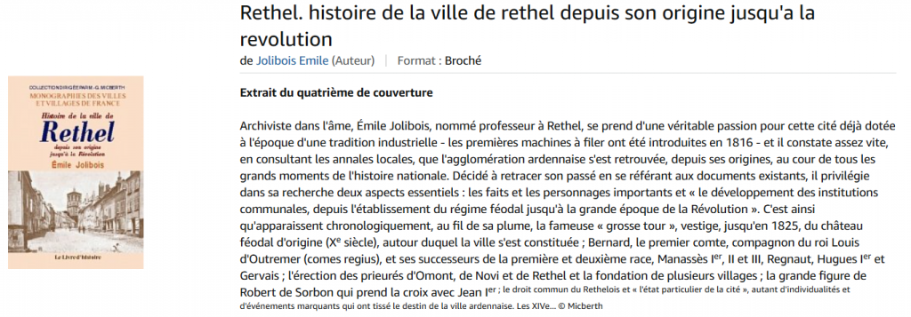 Histoire de Rethel