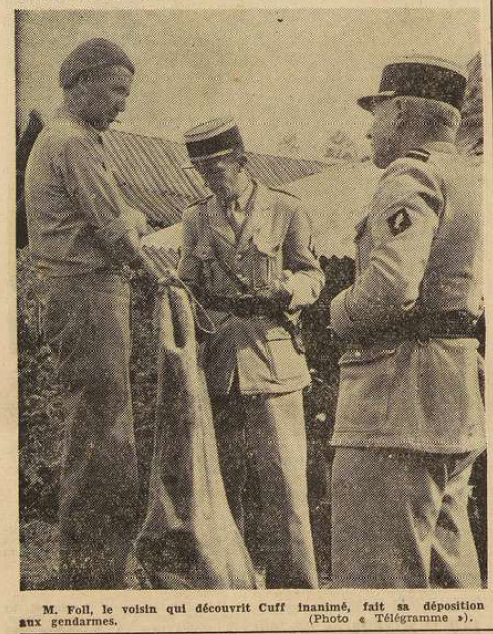 Pleyben M Foll Le télégramme de Brest 28 Juillet 1955