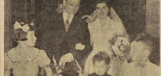 Porspoder Mariage Masson Laurent et Guéguen Janine Le Télégramme de Brest 12 septembre 1955