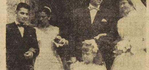 Porspoder Mariage époux Mindren Le Télégramme de Brest 12 septembre 1955