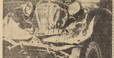 Rethel Accident docteur Caquot et sa fille L'Ardennais 24 septembre 1954