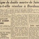 Saint-Yvi époux Rica Le Télégramme de Brest et de l'Ouest 2 Août 1955