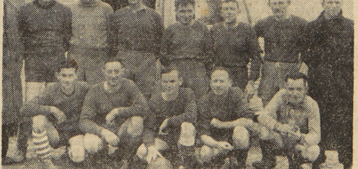 Camaret équipe de football des pompiers Le Télégramme 7 mai 1955
