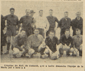 Camaret équipe de football du Rail Le Télégramme 7 mai 1955