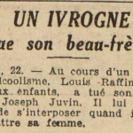 Lyon Juvin Joseph Le Télégramme de Brest et de l'Ouest 23 Février 1954