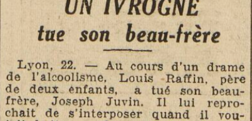 Lyon Juvin Joseph Le Télégramme de Brest et de l'Ouest 23 Février 1954