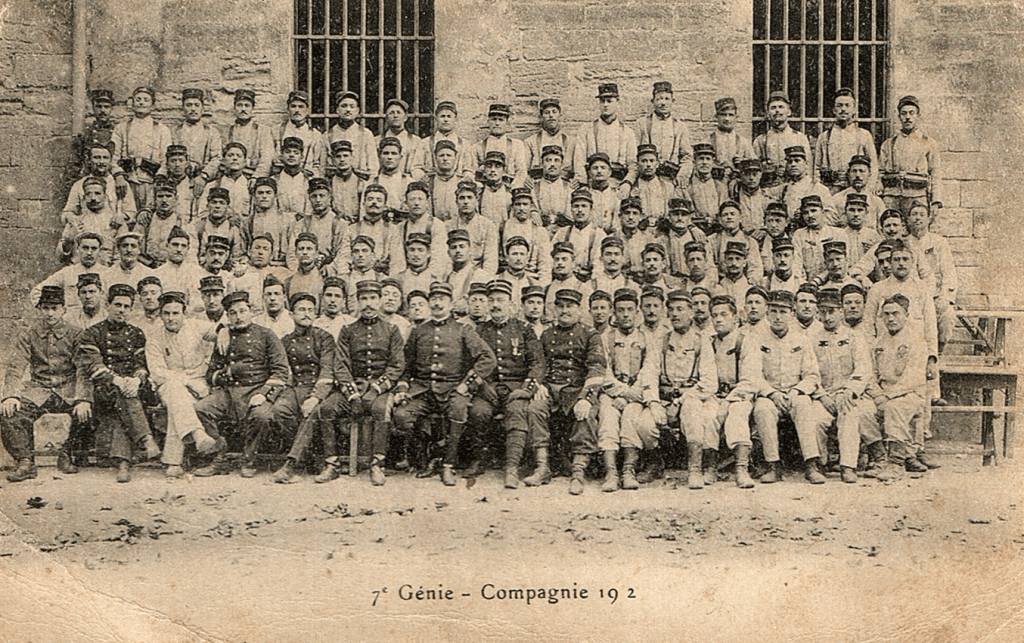 7e régiment du génie 1912