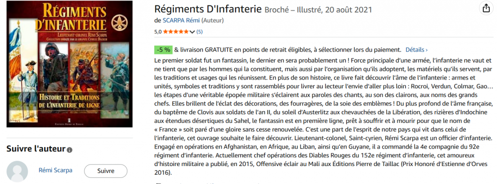 Régiments d'infanterie histoire et traditions