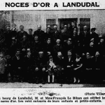 Landudal Noces d'Or Mr et Mme Le Bihan François Le Petit Breton 18 octobre 1936