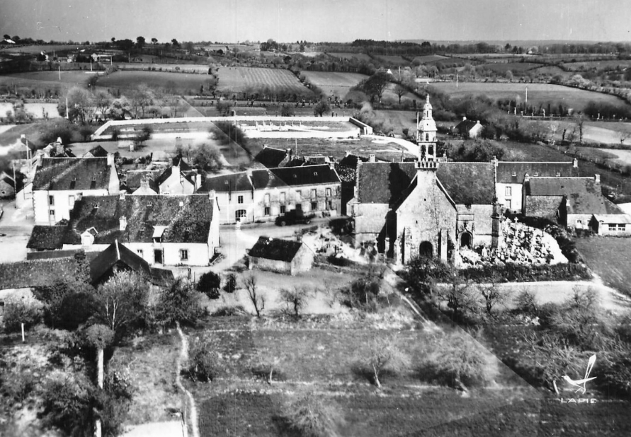 Landudal vue d'avion