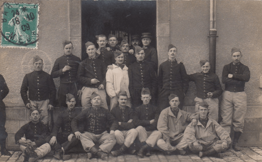 groupe soldats 94e régiment
