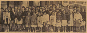 Landerneau Jeunes filles des écoles publiques Le Télégramme de Brest 21 Juillet 1955