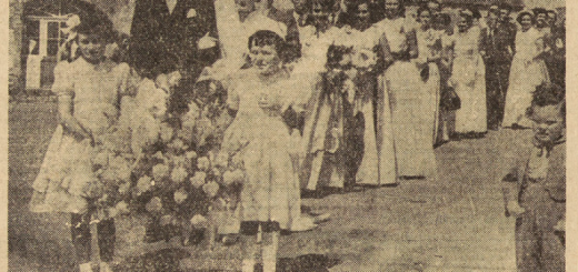 Landerneau Mariage Auffret Anselme Ollivier Bernadette Le télégramme de Brest 28 juillet 1952