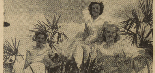 Landerneau Reine Madeleine Boulch demoiselles d'honneur Briand Paulette et Rochcongar Yvette Le Télégramme 10 juillet 1951