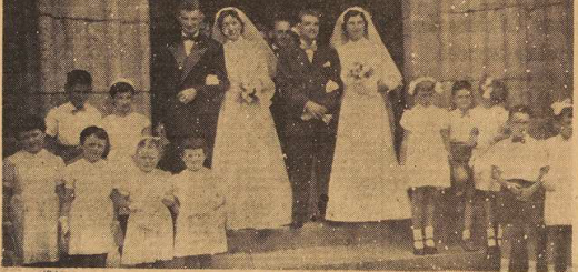 Landerneau double mariage Guéguen François Marchadour Marguerite Bourhis Maximilien Marchadour Marie-Thérèse Le Télégramme de Brest 21 Juillet 1955