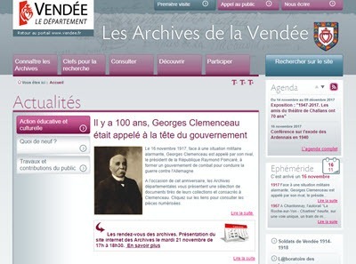 Archives 85 Mise A Jour De L Etat Civil En Ligne Pour La Vendee Archive En Ligne