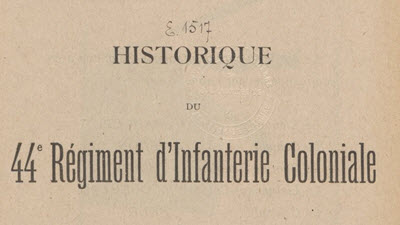 44e régiment colonial