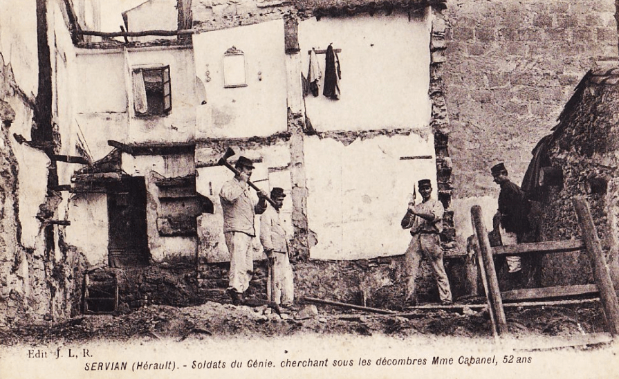 Servian soldats du génie