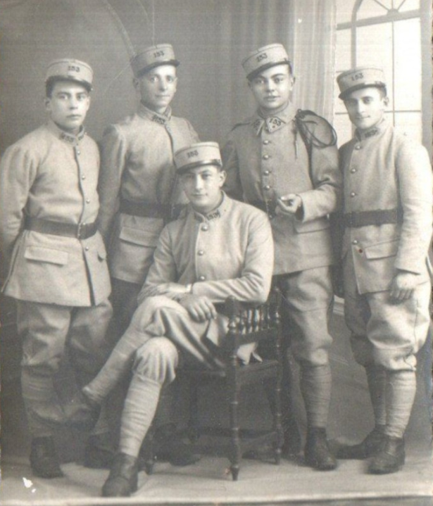 Soldats du 153e régiment d'infanterie à Bitche