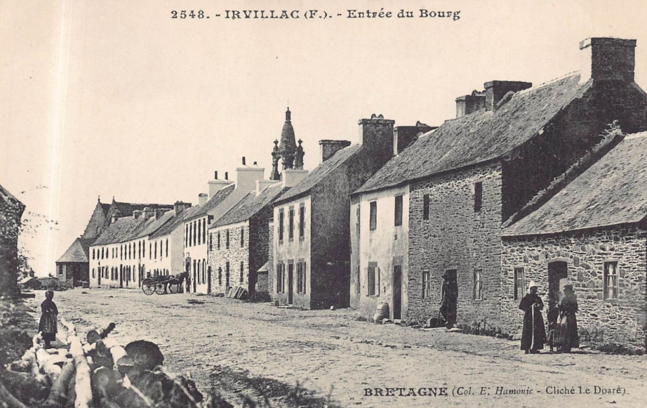 Irvillac entrée du bourg