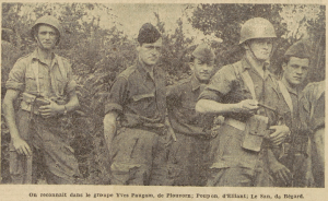 Plouvorn Paugam Yves 19 D.I a Coetquidan Le Télégramme de Brest 4 septembre 1953