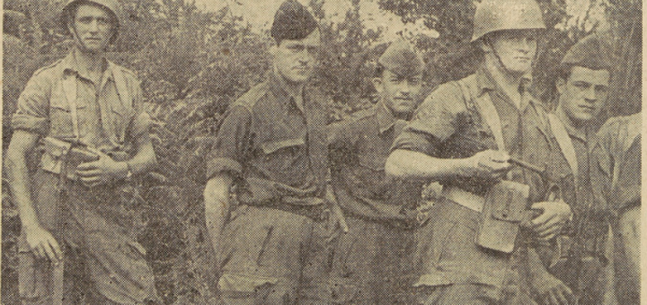 Plouvorn Paugam Yves 19 D.I a Coetquidan Le Télégramme de Brest 4 septembre 1953
