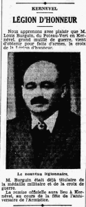 Kernével Légion d'honneur Burguin Louis Le Petit Breton 1 novembre 1936