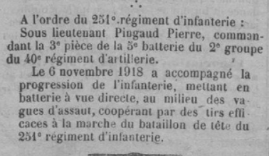 Pingaud Pierre Ere Nouvelle des Charentes 5 Janvier 1919